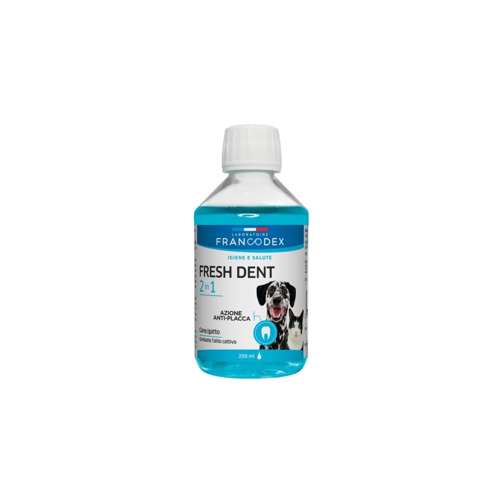 Francodex Colluttorio per Cane Fresh Dent 250ml Francodex Colluttorio per Cane Fresh Dent 250ml